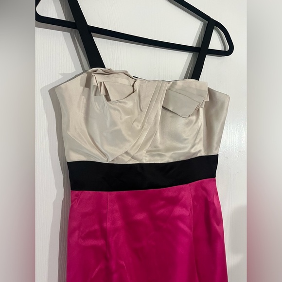 Max & Cleo Pink and Cream Mini Dress - Picture 2 of 6